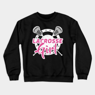 Lax Girl Lacrosse Female LaX Team Player Gift Crewneck Sweatshirt